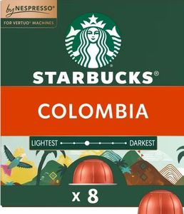 lot 1491 image: Starbucks by Nespresso Vertuo Line Pods Medium Roast Coffee Single-Origin Colombia - 8ct
