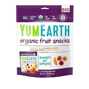 lot 1542 image: YumEarth Organic Fruit Snacks 5 Packs