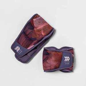 lot 1636 image: Ankle Weights Anti-microbial 2.5lbs 2pc - All In Motion Neoprene, Leg Training