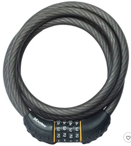 lot 1737 image: Master Lock 6 Combination Cable Lock
