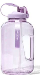 lot 1779 image: Blogilates 128oz Water Bottle - Lilac Haze BPA-Free PETG, Portable Drinkware