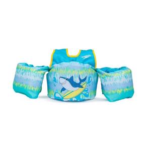 lot 1842 image: Speedo Splash Jammer - BlueYellow Shark Polyethylene Life Vest, Child 33-55 lbs