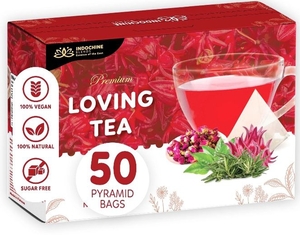 lot 1865 image: Indochine Loving Tea 50 Pyramid Bags