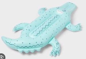 lot 2201 image: Sun Squad Crocodile Pool Float - Retail $15