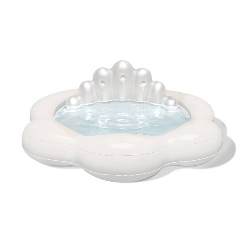 lot 4696 image: MINNIDIP Exclusive Resort Collection Fountain Pool 75 gal Novelty Kiddie Pool Inflatable - Retail $50