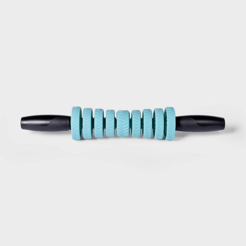 lot 4852 image: Adjustable Handheld Roller - All In Motion TPR Manual Body Massager - Retail $15