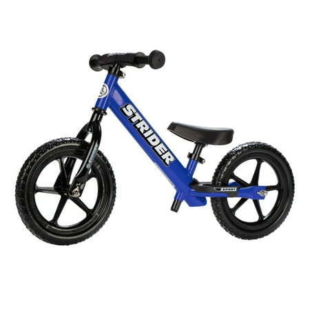 lot 4860 image: Strider 12 Sport Bike  Blue - No Pedal Balance Bicycle for Kids 1 to 4 Years - Includes Safety Pad  Padded Seat  Mini Grips &amp Flat-Free Tires - Tool-Free Assembly &amp Adjustments - Retail $130