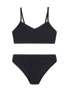 lot 4133 image: Ruched Solid V-Neck Bikini youth size 12