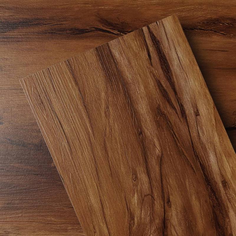 lot 131210 image: Peel and Stick Wood Flooring, 37-Pack (54 Sq.Ft) Luxury Vinyl Plank Flooring, Warm Brown, Self-Adhesive Flooring for Kitchen, Living Room, Bedroom, RV