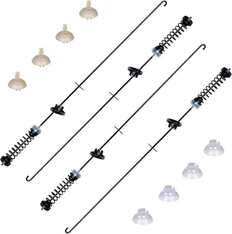 lot 331034 image: 2025 Upgraded W11400156 W11187091 WTW7120HW0 MVW7230HW0 MVW7232HW0 WTW8127LC0 Washer Suspension Rods Kit for whirlpool kenmore and maytag Replace PD00065760 AP6976426 PS12731247 EAP12731247