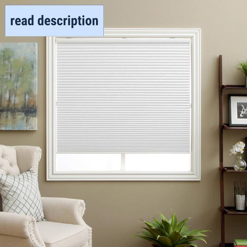 lot 331044 image: Blinds for Windows, Blackout Window Blinds and Shades for Home Bedroom Nursery, 32 inch Wide x 64 inch Long, White(Blackout)