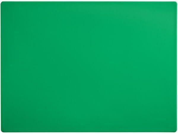 lot 321179 image: Green Polyethylene Cutting Board, NSF Listed, Rectangular, 20 x 15 x 12 Inches, BPA Free, Dishwasher Safe