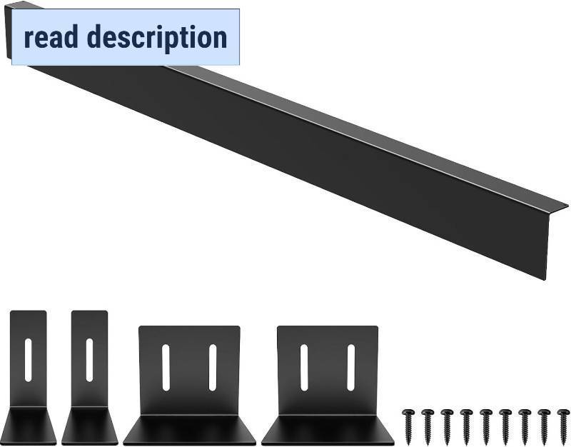 lot 111475 image: 30 Slide-in Range Rear Filler Kit,Kitchen Stove Gap Covers,Stainless Steel Backsplash for Stove, Stove Trim Kit Between Stove and Backsplash(Black)