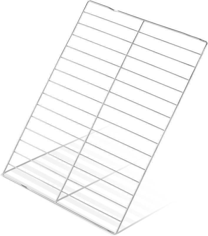 lot 111504 image: Upgraded WB48X20249 Oven Rack Replacement Parts for GE Stove Oven Parts, 23.7 x 16 Rack-flat for GE Range Oven Parts 304 Stainless Steel Oven Wire Rack Hotpoint Stove Parts Oven Rack 1 Pcs