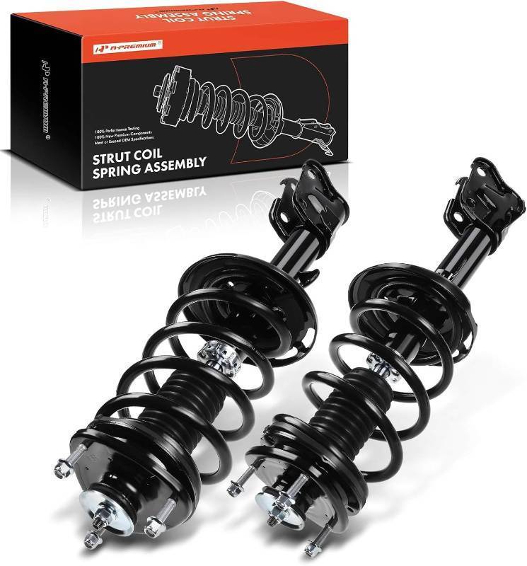 lot 211302 image: Retails for $202 A-Premium Front Complete Struts Compatible with Acura MDX 2007-2013, ZDX 2010-2013 - 2x Replacement Suspension Shock Absorber with Coil Spring Assembly