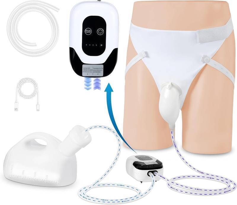 lot 211307 image: 2026 Upgraded Version Intelligent Elderly Electric Urinal with Non-Invasive Sensitive Sensor Technology for Automatic Start, Bed Rest Anti-Leakage Design, 2000mL Large Capacity, 6.5 ft Catheter