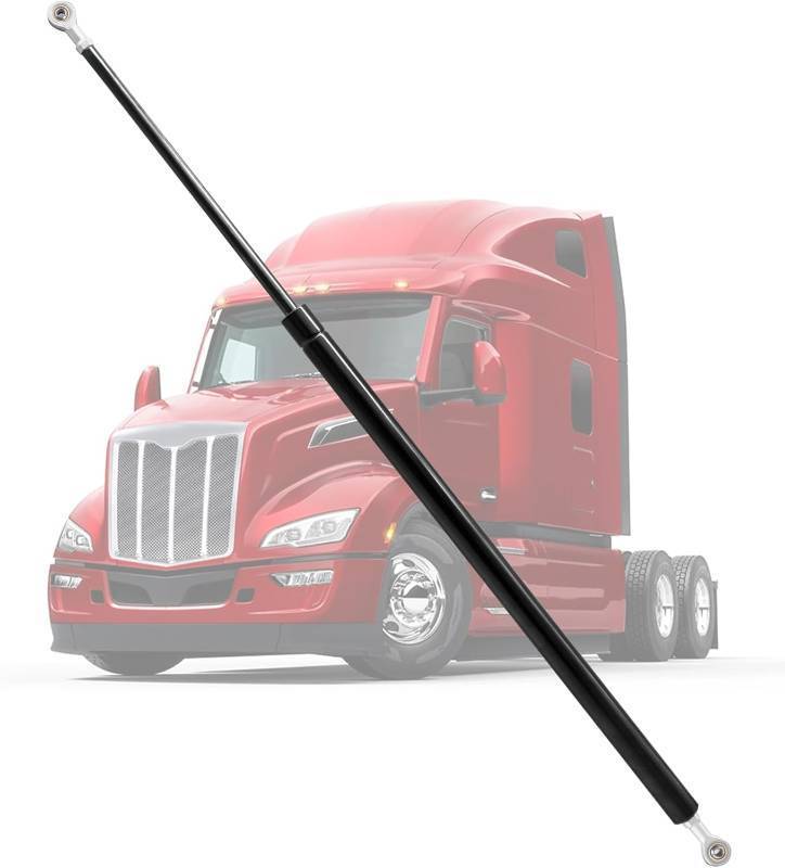 lot 341922 image: A99608 L716008 Hood Lift Supports Shock Struts Compatible with Kenworth T680&Peterbilt 579 30.5 Inch Trucks Hood Strut L71-6020