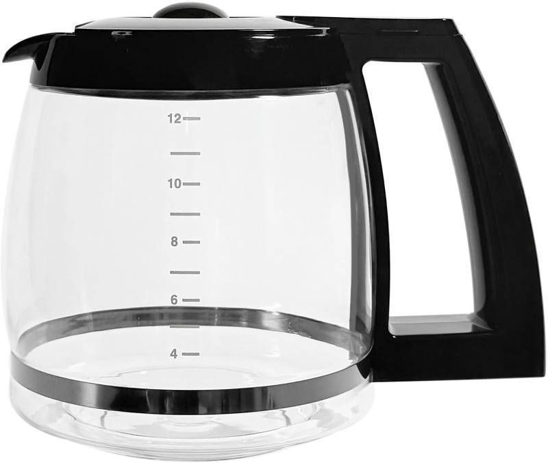 lot 151927 image: 12-Cup Replacement Glass Coffee Carafe for Cuisinart Coffee Maker Models DCC-1200, DCC-1100BK, DCC-2650, CHW-12, CHW-12P1, DGB-550BK, DGB-550BK1, DGB-625BC, DGB-700BC, and SS-12  Part# DCC-1200PRC
