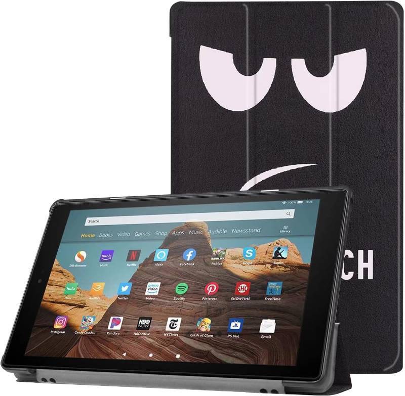 lot 151931 image: Tablet Cover for Amazon Kindle Fire HD10 7th 9th Generation(2017 2019 Release),Ultra Slim Folio Stand Leather Case for Amazon Kindle Fire HD 10 Gen 7th 9th 10.1 (Pink)