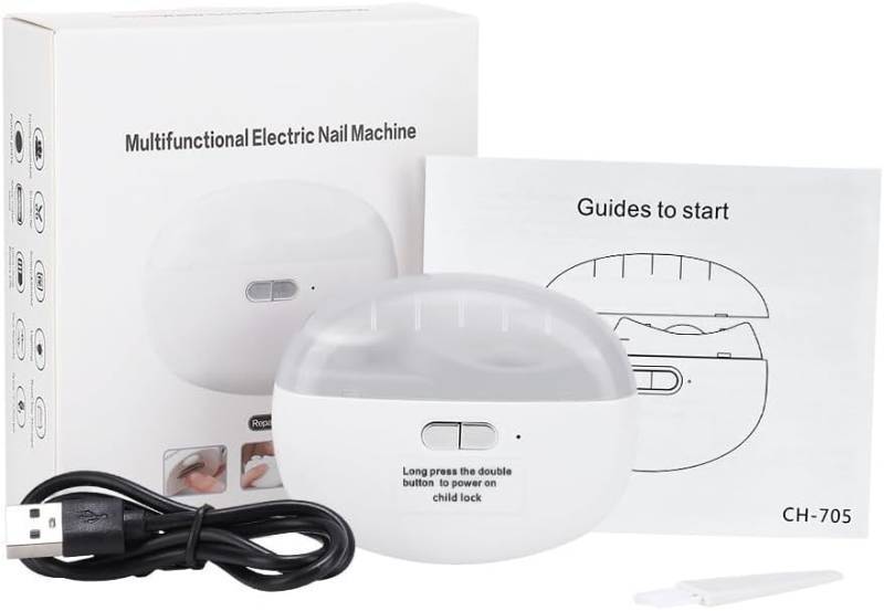lot 451964 image: MASYLA Convenient Two-in-one Automatic Childrens Electric Nail Trimmer