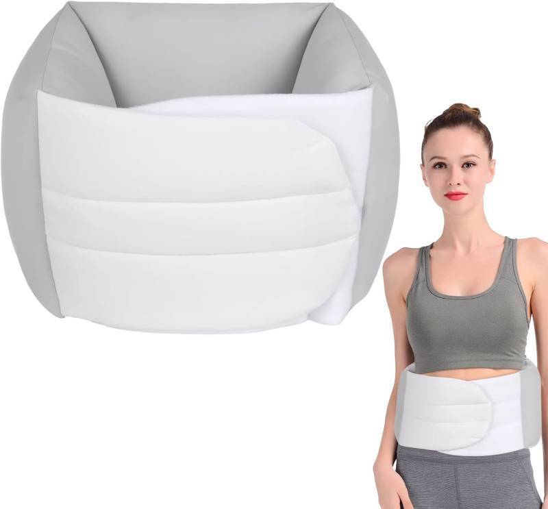 lot 451965 image: Lumbar Support Pillow for Sleeping, Adjustable Wrap-Around Cushion, Soft Supportive Sleeping Pillow, 360  Waist Fit, Breathable Ice-Skin Fabric Lumbar Support for Side Back Stomach Sleepers