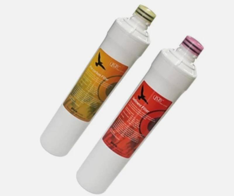 lot 361270 image: Filtertech Replacement Filter 2 Pack PnP Sed-Pre Carbon Bi-Annual Replacement Filter Kit TURN