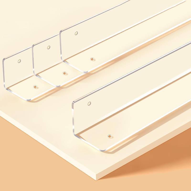 lot 461191 image: CHIDU Corner Guard, Pre-Drilled Clear Wall Corner Protector with Screws, L-Shaped Thickened Edge Protection for Sharp Wall, Door Frame, Table, Countertop - 4 PCS x 39.3 L x 1.97 W