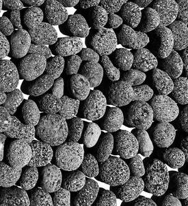lot 161349 image: Black Lava Rocks for Fire Pit - 1 to 2 inch 20 lbs - Gas Fireplace Rocks - Black Lava Rock for Propane Fire Pit - Decorative Lava Stone Volcanic Rock for Outdoor & Indoor Gas Fireplace