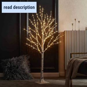 lot 161366 image: LITBLOOM Lighted Birch Twig Tree with Fairy Lights 4FT 200 LED Lights for Indoor Outdoor Home Christmas Easter Holiday Decoration