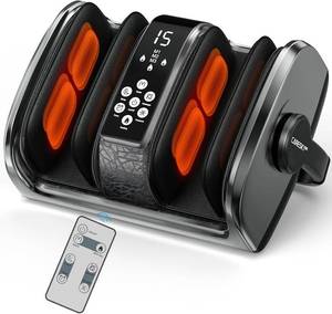 lot 431188 image: Retails for $160 Shiatsu Foot Massager with Heat for Neuropathy and Pain Relief, 3 Heat Therapy, 5 Intensity Deep Kneading, Rolling for Calf-Feet-Arm Relaxation, Plantar Fasciitis