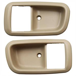 lot 18391 image: Lcyolada Front Driver & Passenger Interior Door Handle Trim Bezels for Toyota Tundra 2000-2006, Replaces 91343, 69278-0C010-E0, 91342, 69277-0C010-E0,Beige - Retail $13