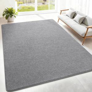 lot 18455 image: Woottpe 5x7 Feet Area Rugs for Living Room Bedroom,Grey Thickened Memory Foam Rug,Low Pile Minimalist Non Slip Rugs,Modern Washable Fluffy Carpet for Kids Boys Girls Dorm Nursery Room Decor - Retail $50