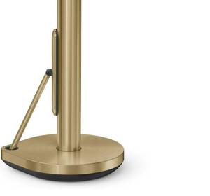 lot 18467 image: simplehuman Standing Paper Towel Holder, Brass Stainless Steel, Gold - Retail $80