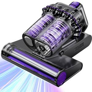 lot 18481 image: VOCESOR Mattress Vacuum, Bed Vacuum Cleaner with 16Kpa Suction 253.7nm UV-C Light, 145°F Heat & 30000 RPMMin Tapping, HEPA Filter & Ultrasonic, 600W Powerful Vacuums for Bed, Sofa, Couch(Corded)