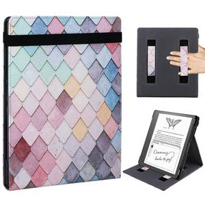 lot 18490 image: WALNEW Flip Case for 10.2-inch Kindle Scribe 20242022 Released, Two Hand Straps and Vertical Multi-Viewing Stand Cover with Auto WakeSleep for 10.2�� Amazon Kindle Scribe E-Reader (Diamond) - Retail $40