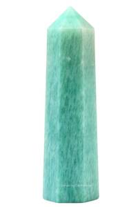 lot 18495 image: Amazing Gemstone Amazonite Crystal Towers  Natural Healing Crystal Point Obelisk for Reiki Healing and Crystal Grid (3 to 4 INCH) - Retail $19