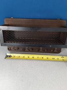 lot 18528 image: Mail OrganizerCoat Rack 4 Hooks - Retail $0