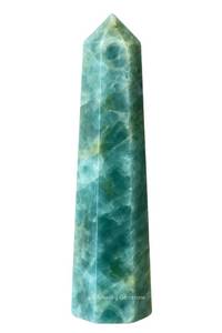 lot 18537 image: Aquamarine Crystal Towers  Natural Healing Crystal Point Obelisk for Reiki Healing and Crystal Grid (3 to 4 INCH) - Retail $25