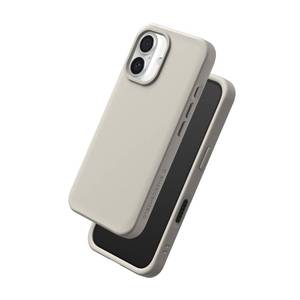 lot 18578 image: RhinoShield Case Compatible with iPhone 16  SolidX - Reinforced Shock-Absorbing Slim Design Protective Cover with 3.5M  11ft Drop Protection - Shell Beige - Retail $39