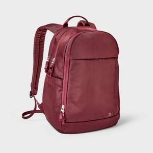 lot 29 image: 21L Lifestyle Backpack - All In Motion Maroon Fits 15-Inch Laptop, Water Repellent - Retail $40