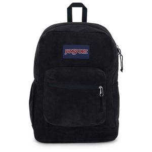 lot 31 image: JanSport Cross Town Plus Remix 17 Backpack - Black High School Corduroy Structured Laptop Bag - Retail $35
