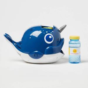 lot 45 image: Sun Squad Narwhal Bubble Maker - Retail $20