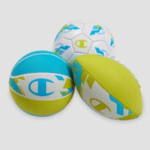 lot 48 image: Champion Triple Play Multi-Pack Sports Balls Set - Retail $15