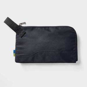 lot 75 image: Carry All Pouch Black - Open Story - Retail $15