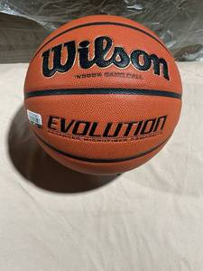 lot 100 image: Wilson Evolution Indoor Basketball - Retail $59