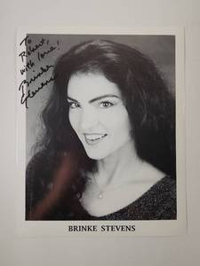 lot 107 image: Signed Brinke Stevens Headshot
