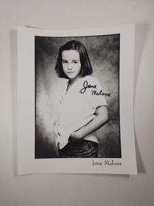 lot 115 image: Jena Malone Autograph
