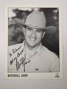 lot 118 image: Mitchell John Signed Promotional Photo