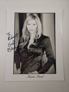lot 126 image: Maria Ford Signed Photo