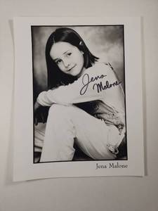 lot 129 image: Signed Jena Malone Promotional Photo